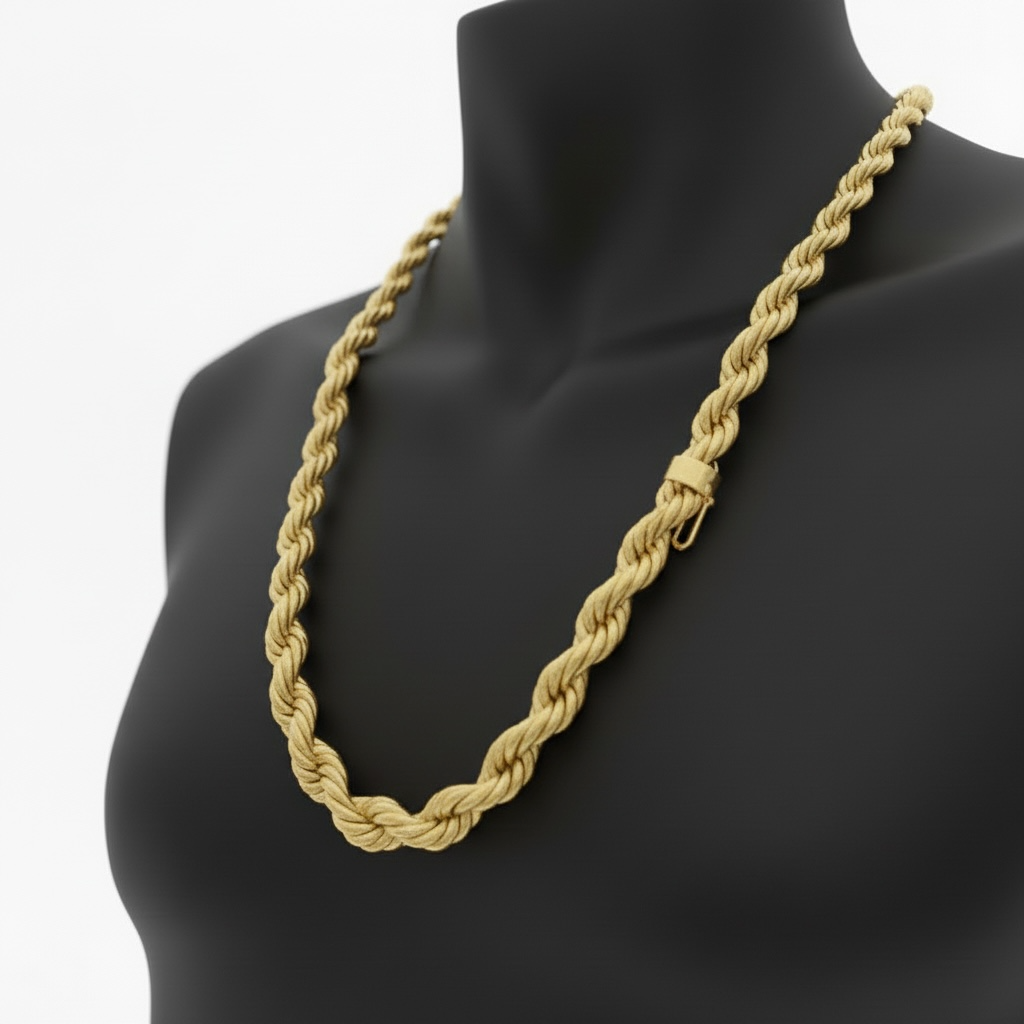 65Grams Rope - 18Karat Solid Gold Chain