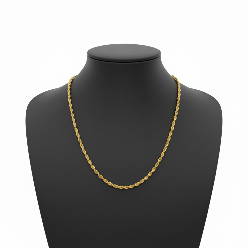 10.2Grams Rope - 18Karat Solid Gold
Chain