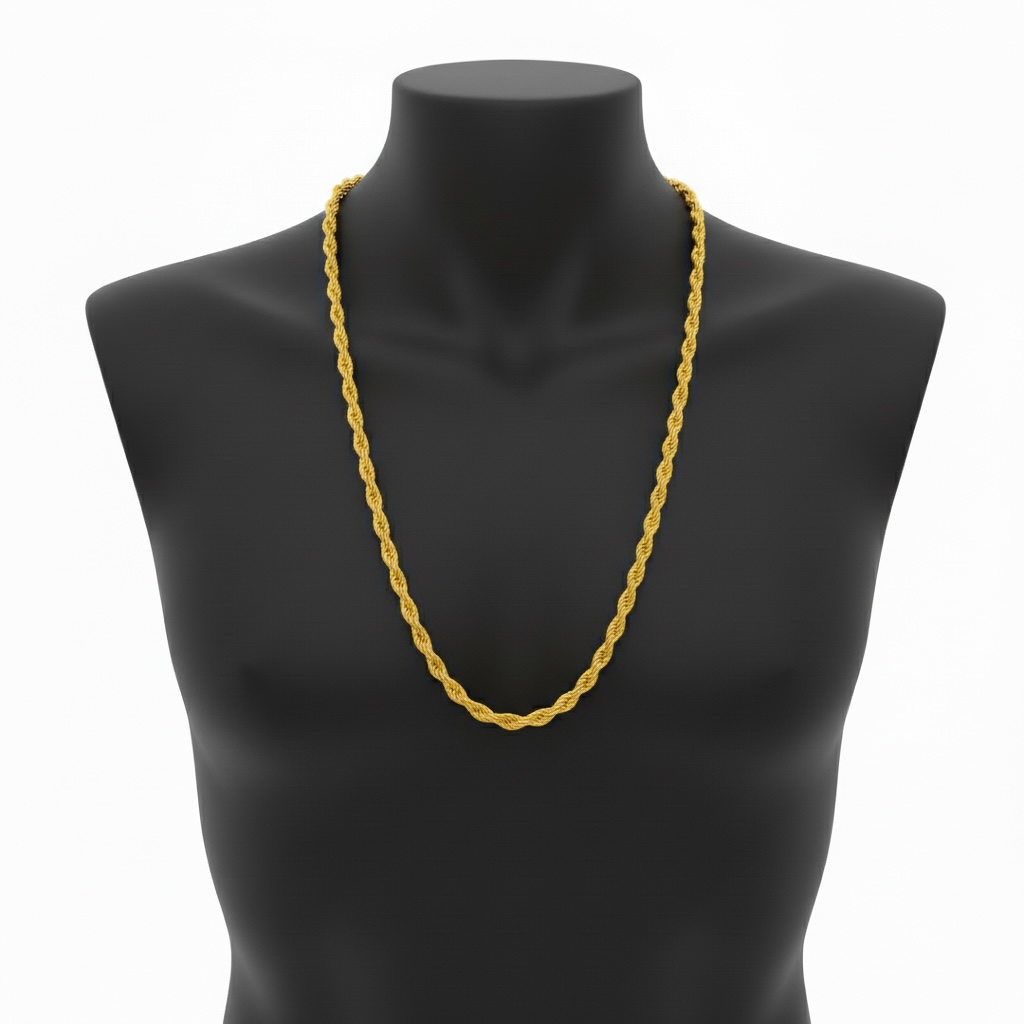 26grams Rope - 18Karat Solid Gold Chain