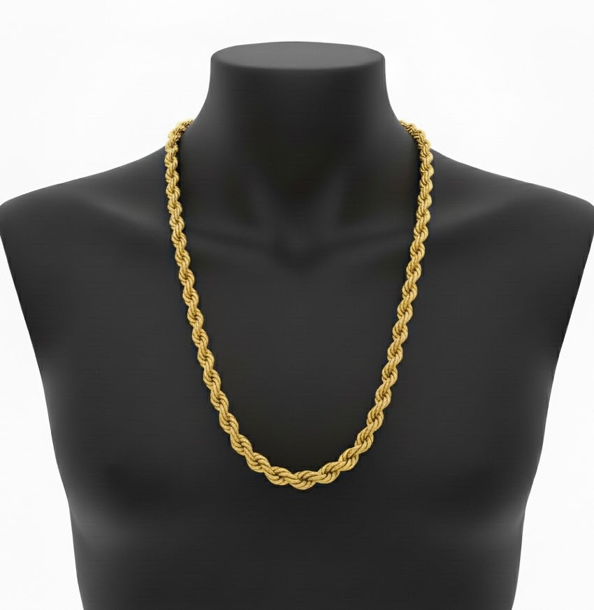 33.8Grams Rope - 18Karat Solid Gold
Chain