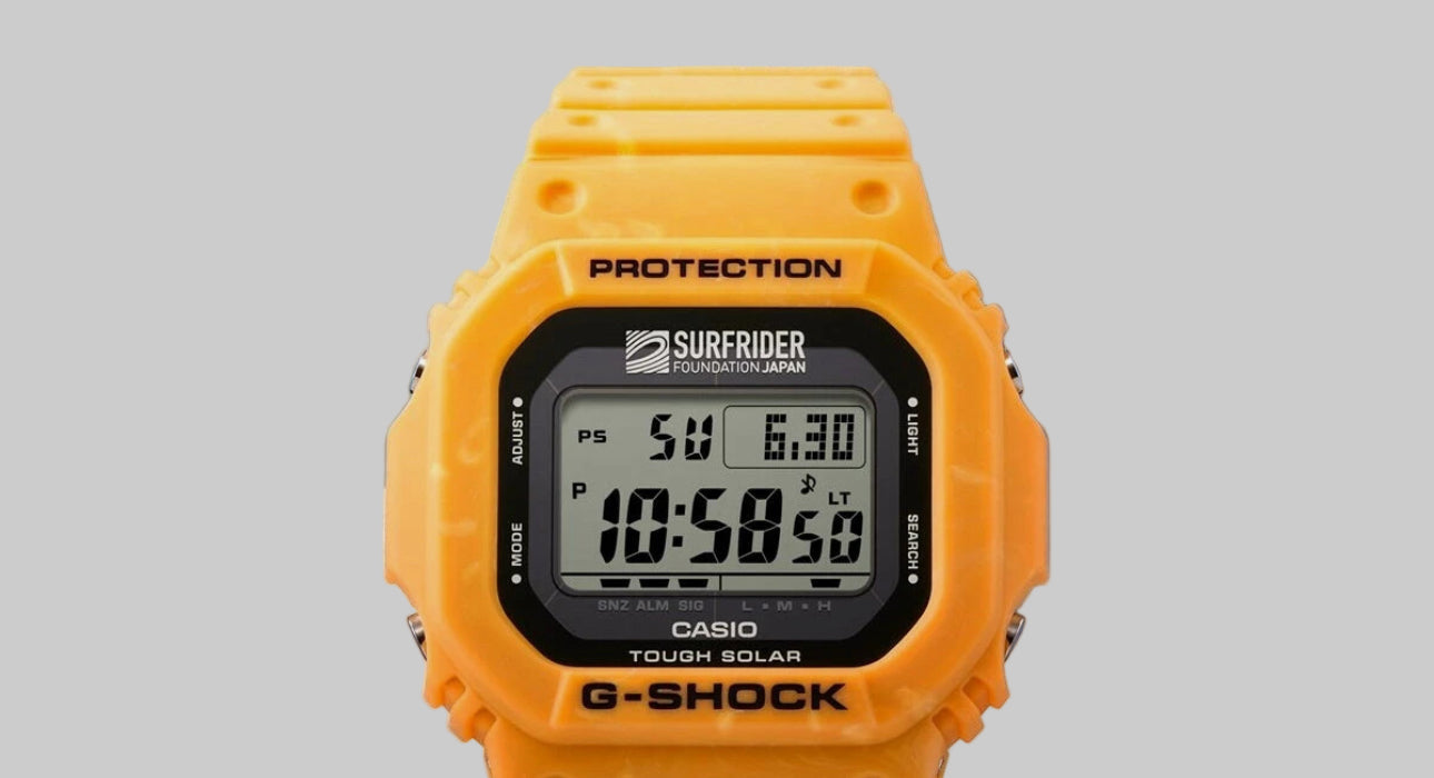 CASIO G-SHOCK SURFRIDER
FOUNDATION G-5600SFJ-9JR Yellow
2025 NEW THA