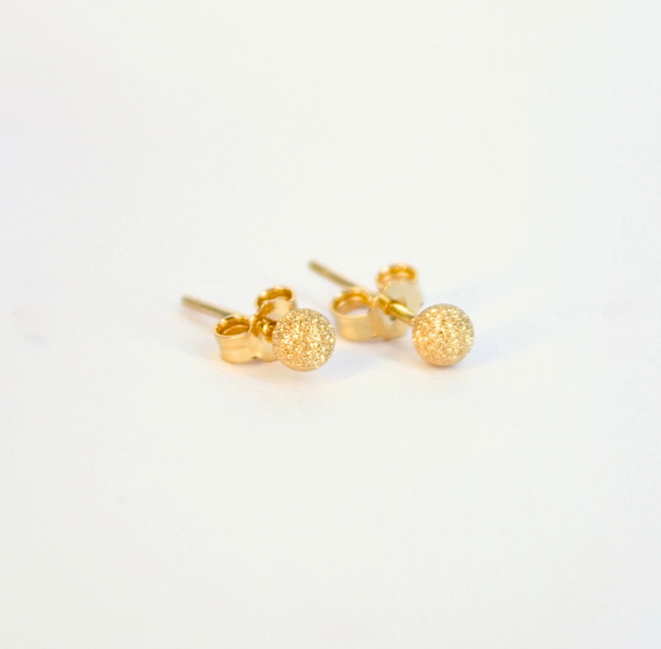 18Karat Gold-Plated Stardust Ball Stud Earrings.