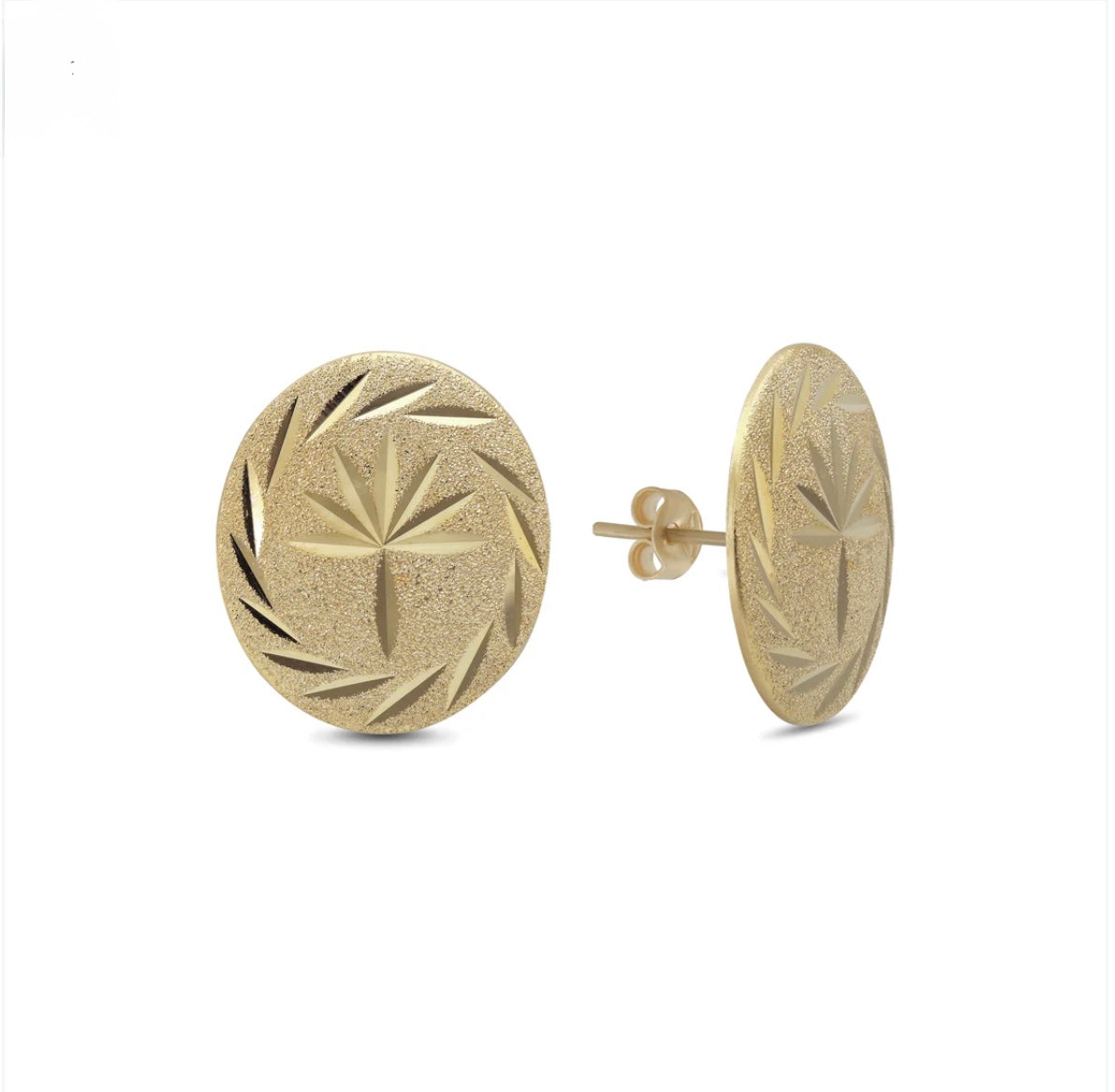 Vintage Stud Earrings - 18Karat Gold