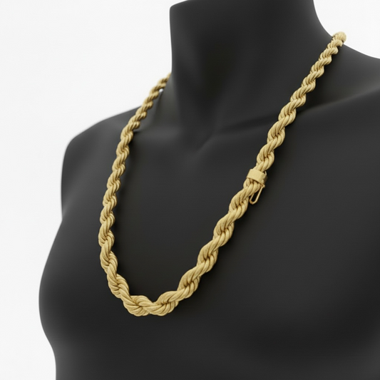 65Grams Rope - 18Karat Solid Gold Chain