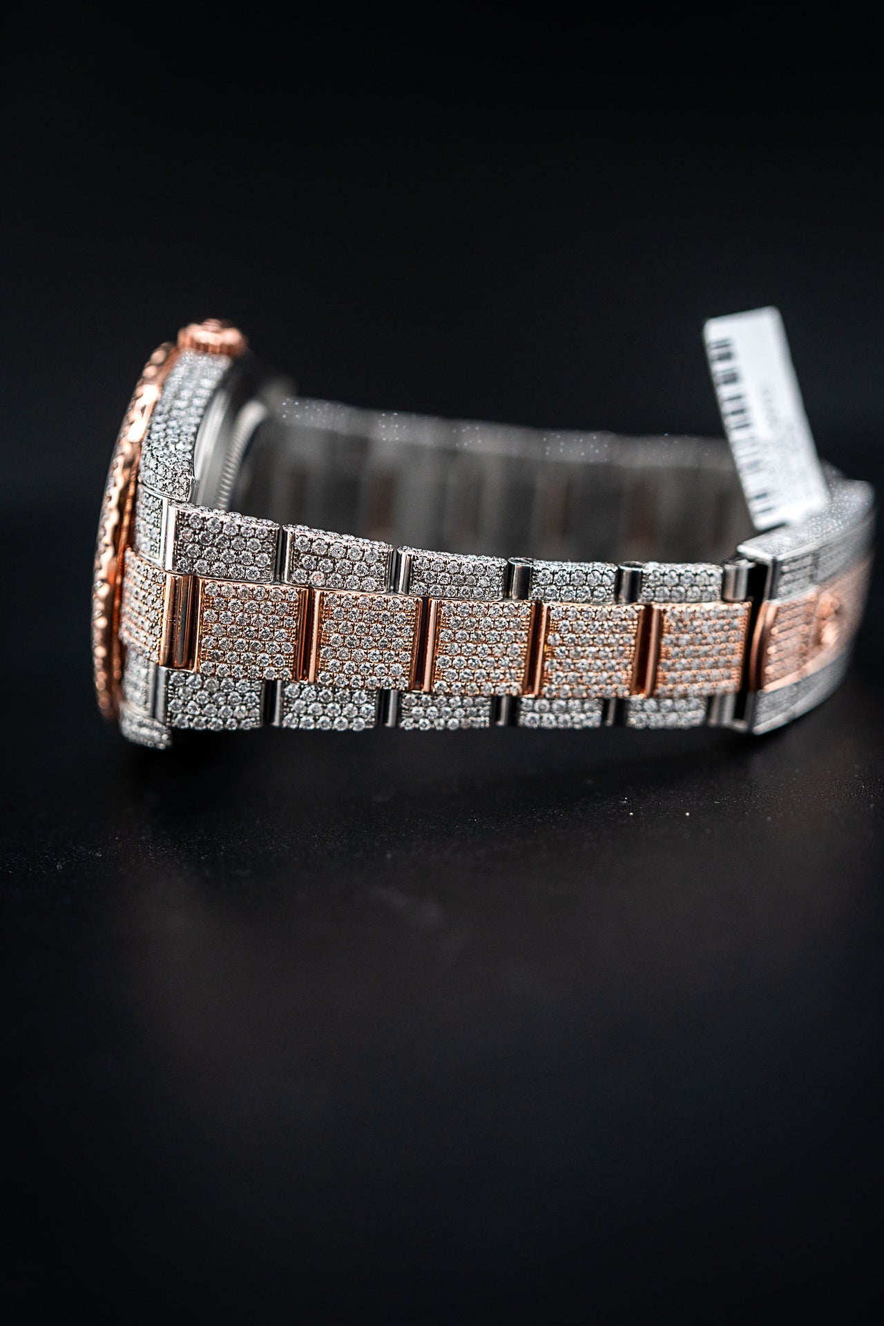 Rolex Datejust 41 - Two-Tone Rose Gold - Fully Iced Out