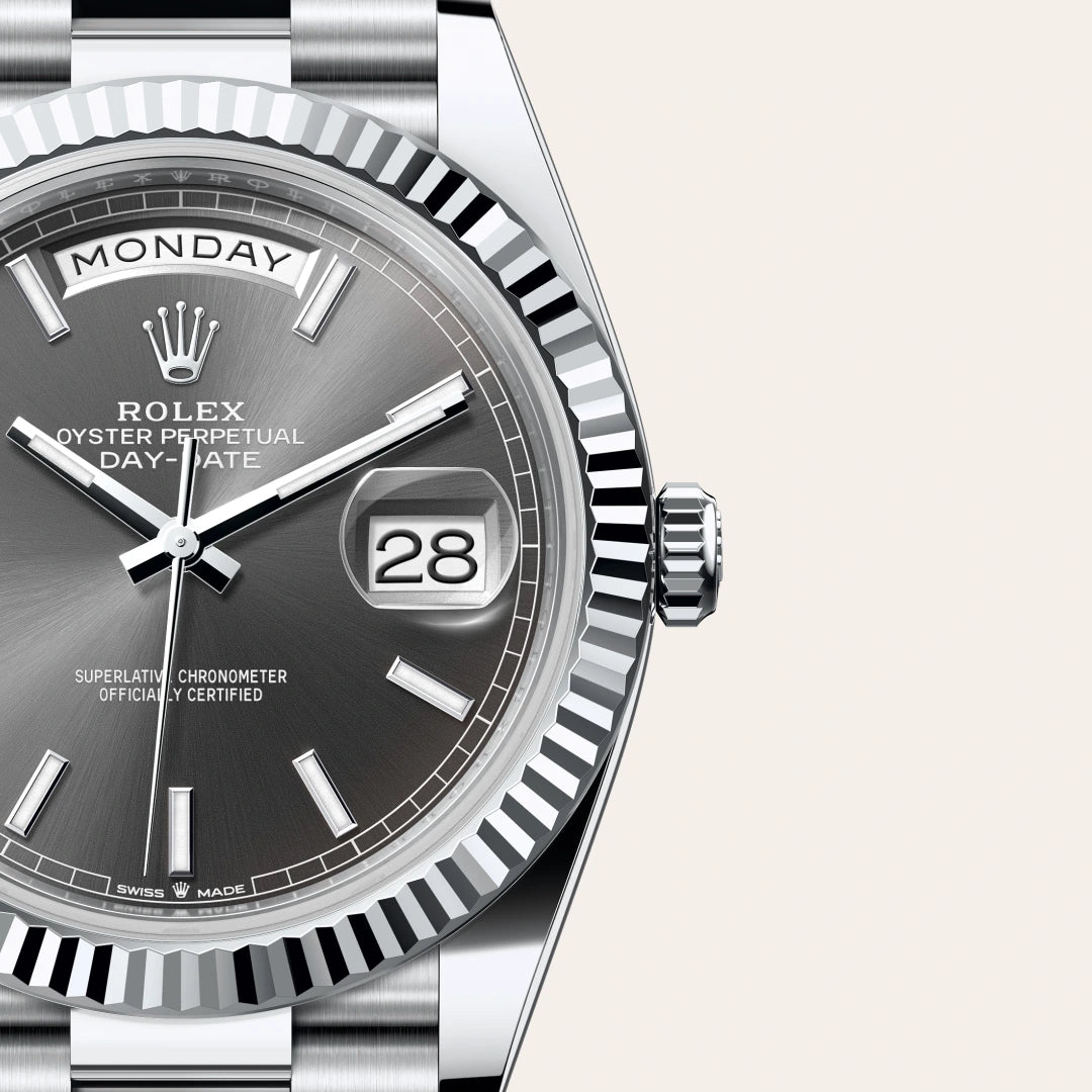 ROLEX DAY-Date 40 Oyster, 40 mm, Platinum RMC: M228236-0013