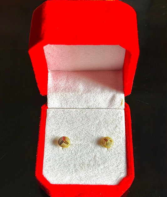 Gold Stud Earrings
