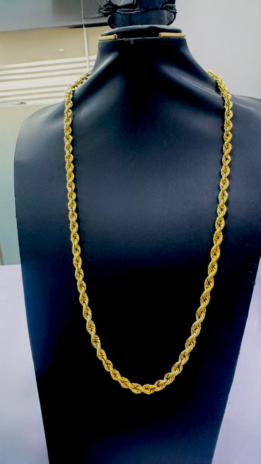 26.5Grams Rope - 18Karat Solid Gold
Chain