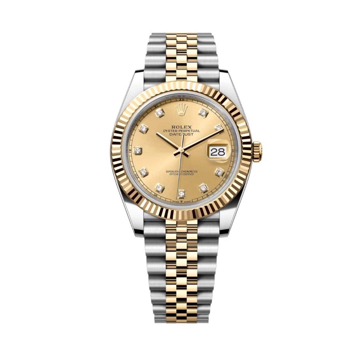 ROLEX Datejust 41
Oyster, 41 mm,
Oystersteel And Yellow Gold