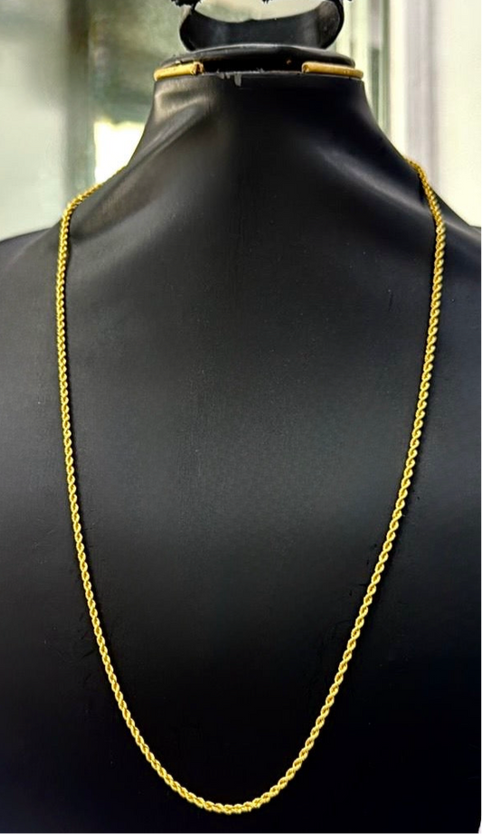 5Grams Rope - 18Karat Solid Gold
Chain