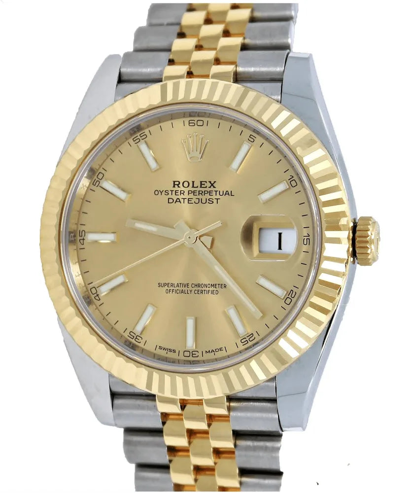 ROLEX Datejust 41
Oyster, 41 mm,
Oystersteel And Yellow Gold