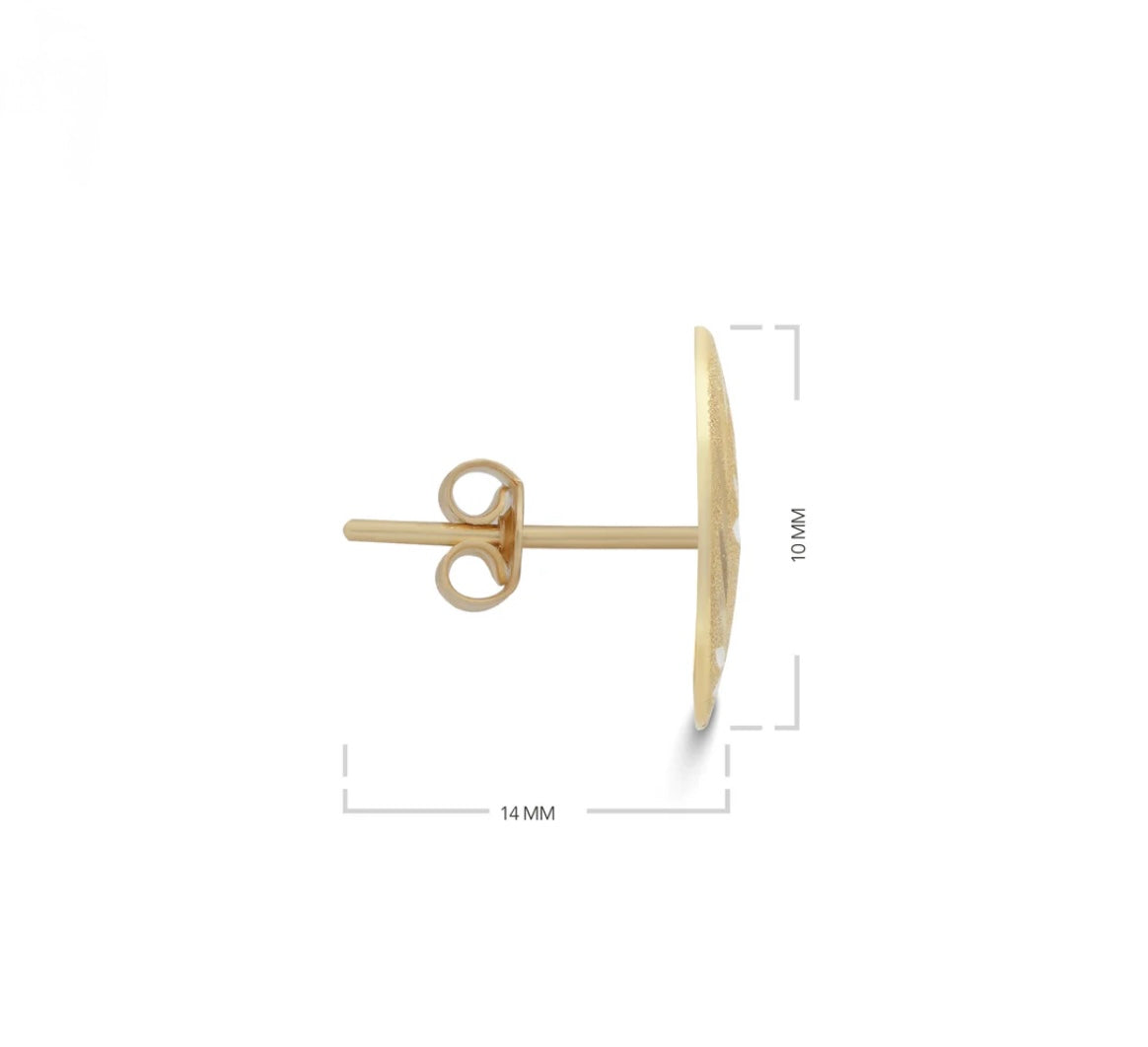 Vintage Stud Earrings - 18Karat Gold