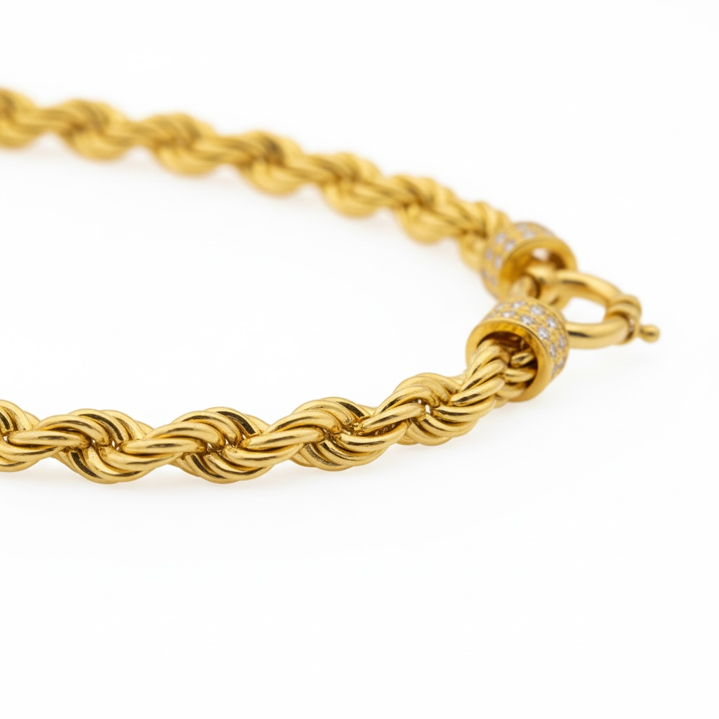 39.1Grams Rope - 18Karat Solid Gold
Chain