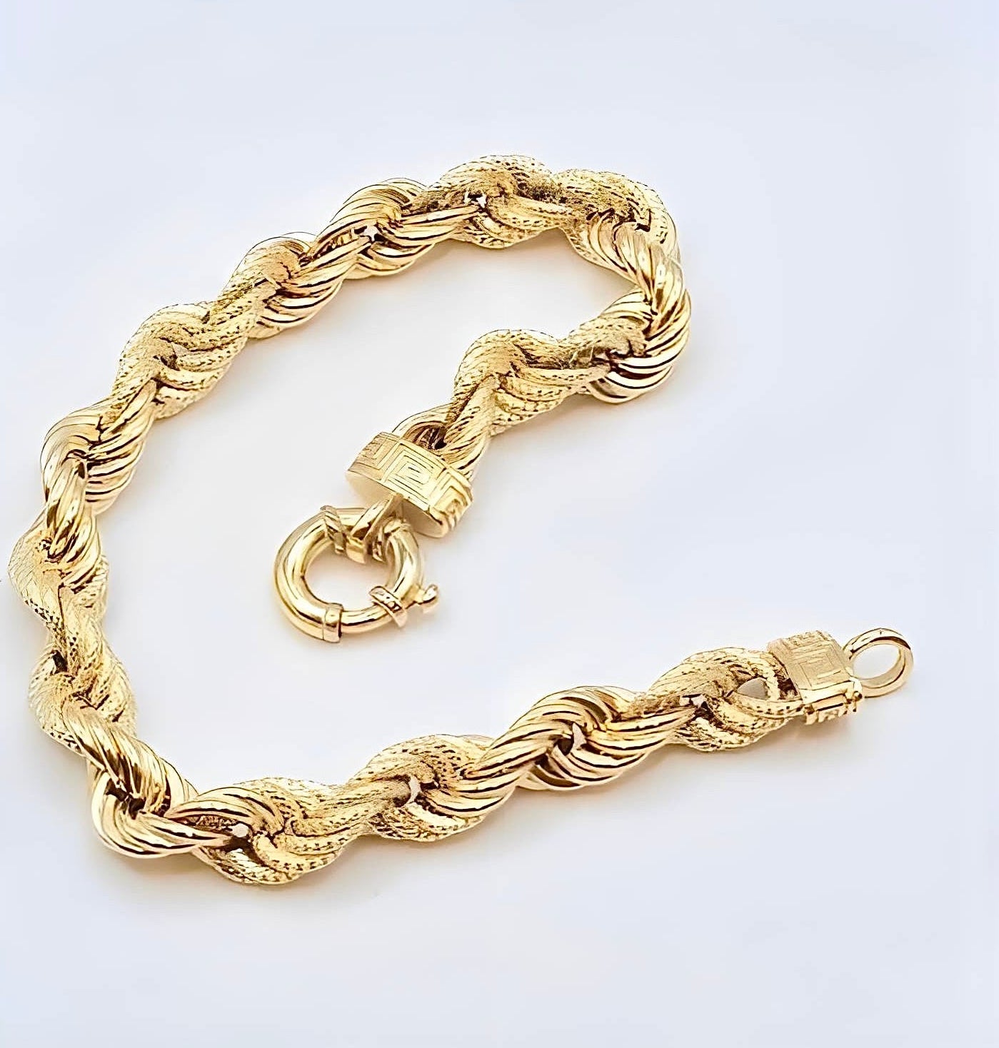14.2Gram 18Karat Gold Graztela Twist Hand Chain