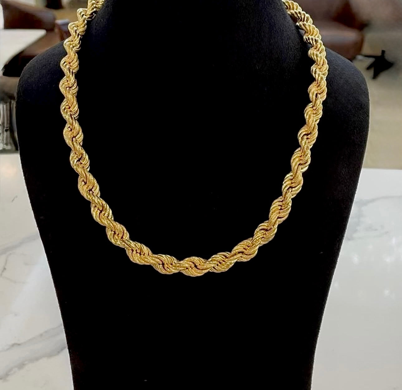 34.6Grams Rope - 18Karat Solid Gold
Chain
