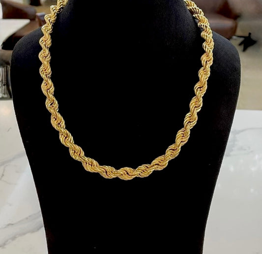 34.6Grams Rope - 18Karat Solid Gold
Chain
