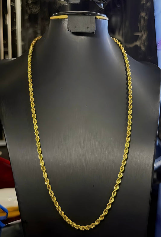 10.6Grams Rope - 18Karat Solid Gold
Chain