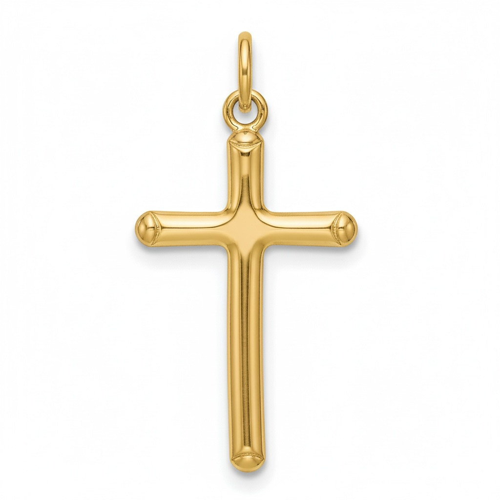 1.3Grams 18Karat Gold Cross Pendant