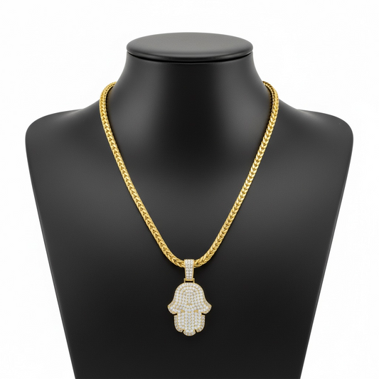 44Grams 18Karat Solid Gold Chain And Pendant