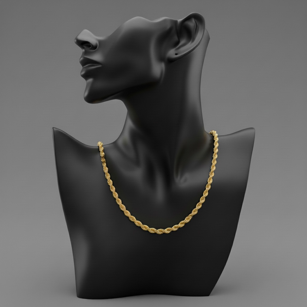 25.6Grams Rope - 18Karat Solid Gold
Chain
