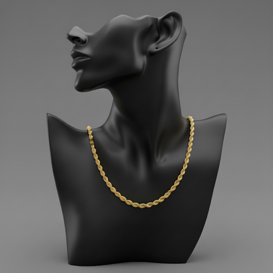 25.6Grams Rope - 18Karat Solid Gold
Chain