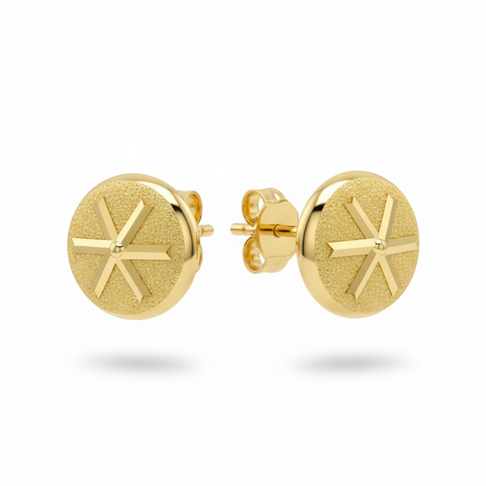 Marvel's Captain Marvel Stud 18Karat
Gold Earrings
