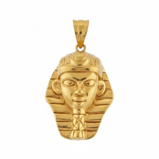 5.6Grams Egyptian Pharaoh 18 Karat Gold Pendant