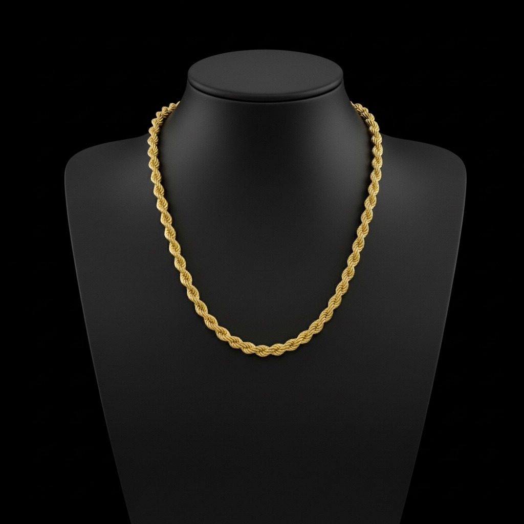 26.5Grams Rope - 18Karat Solid Gold
Chain