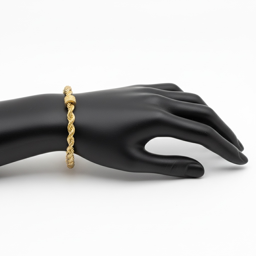 10.0Grams ROPE - 18Karat Solid Gold
Bracelet